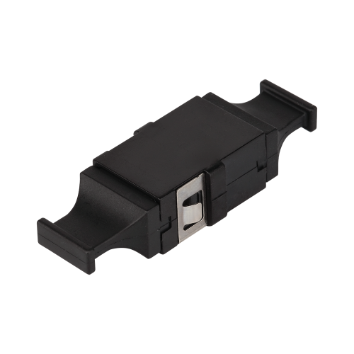 Адаптер оптический LANMASTER MPO, без фланцев, черный